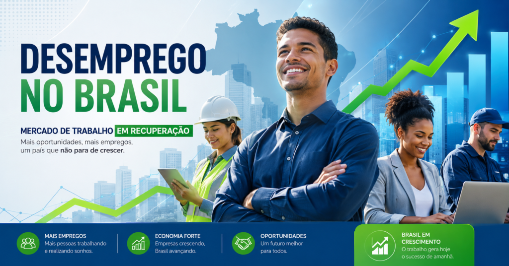 Desemprego Cai para 5,6% no Brasil — Mas Isso é Suficiente Para Sua Segurança Financeira?